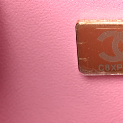 Chanel Sequin Small Single Flap Pink Dark Pink 7 of 11