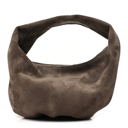Khaite Suede Calfskin Medium Olivia Hobo Toffee 1 of 9