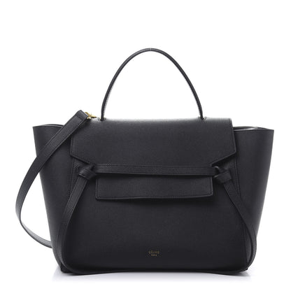 Celine Baby Grained Calfskin Mini Belt Bag Black 1 of 12
