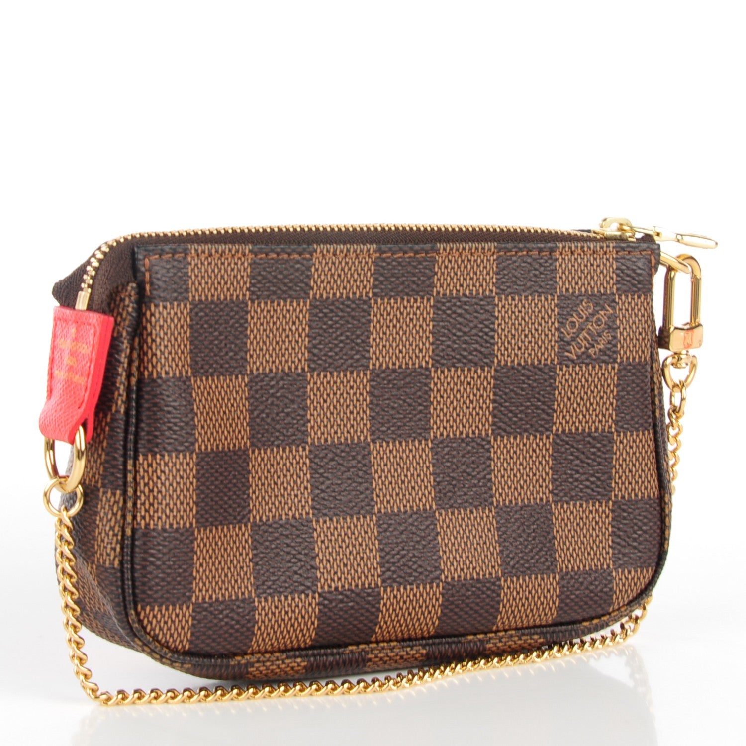 Louis Vuitton Damier Ebene 2015 Christmas Animation Mini Pochette Accessories 3 of 7