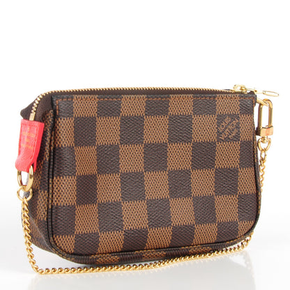 Louis Vuitton Damier Ebene 2015 Christmas Animation Mini Pochette Accessories 3 of 7