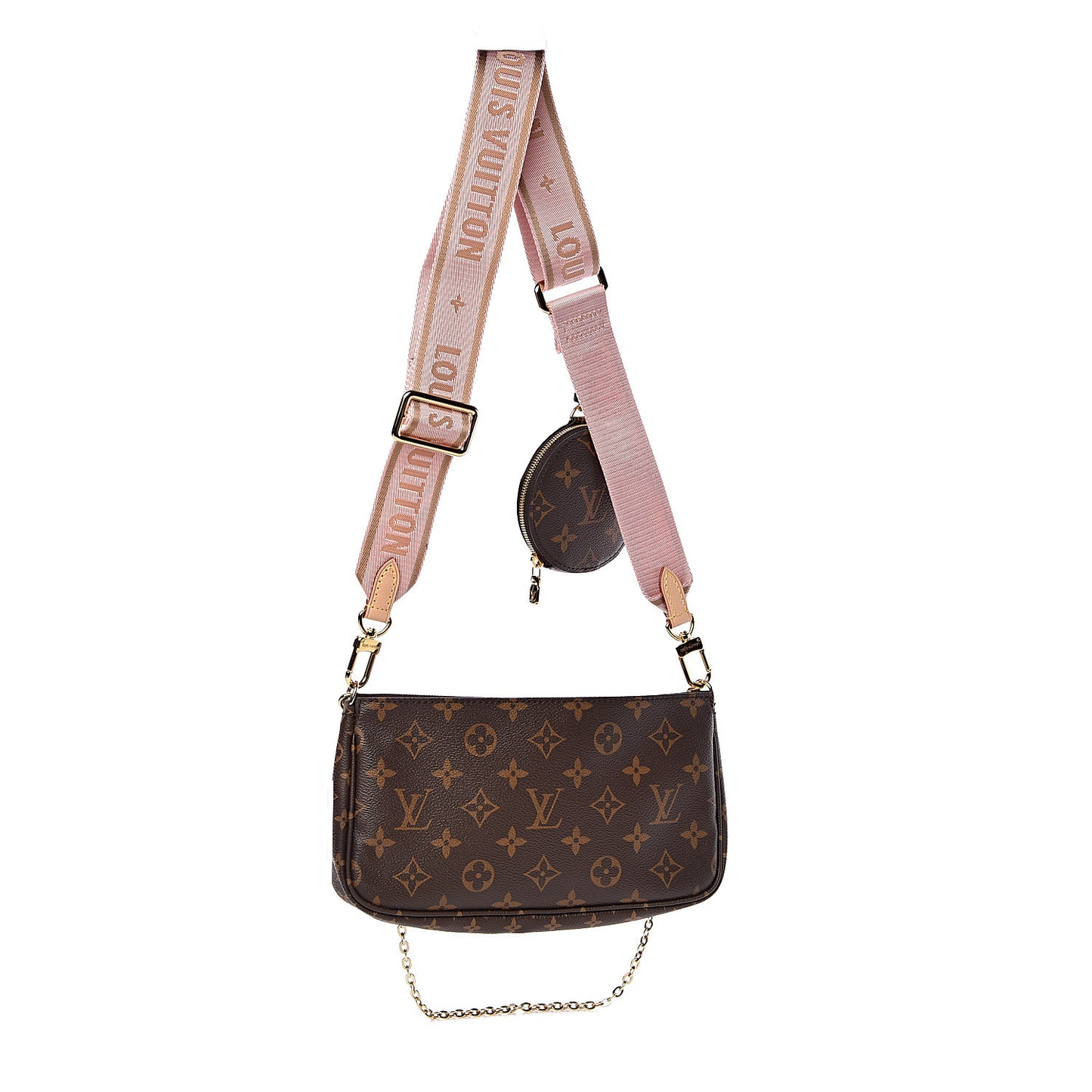Monogram Multi Pochette Accessories Rose Clair