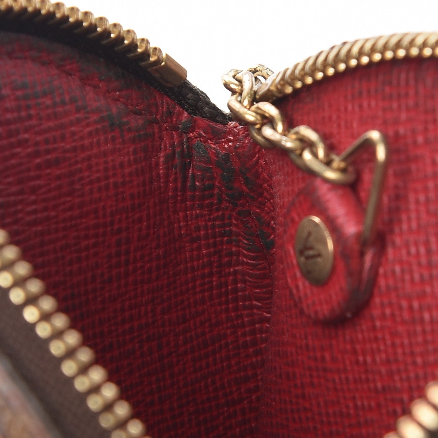 Monogram Cerises Round Coin Purse