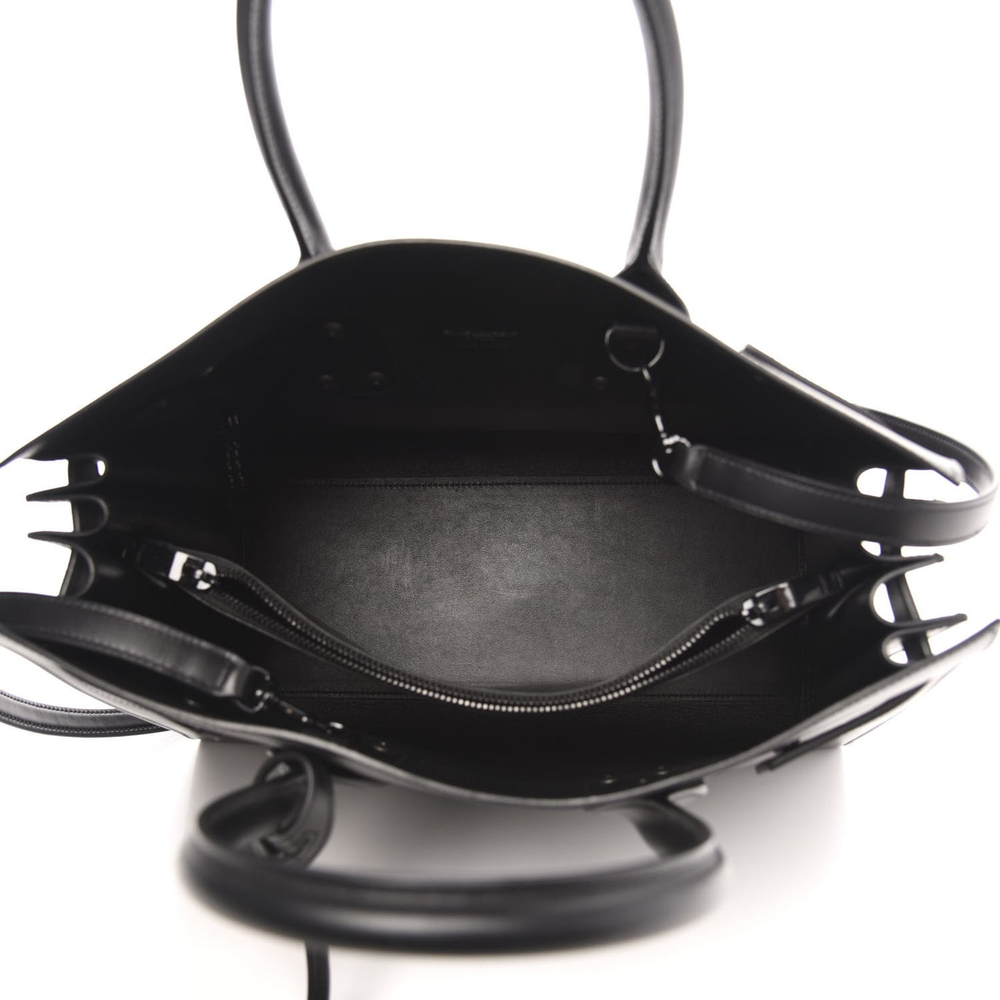 Calfskin Small Sac De Jour Black