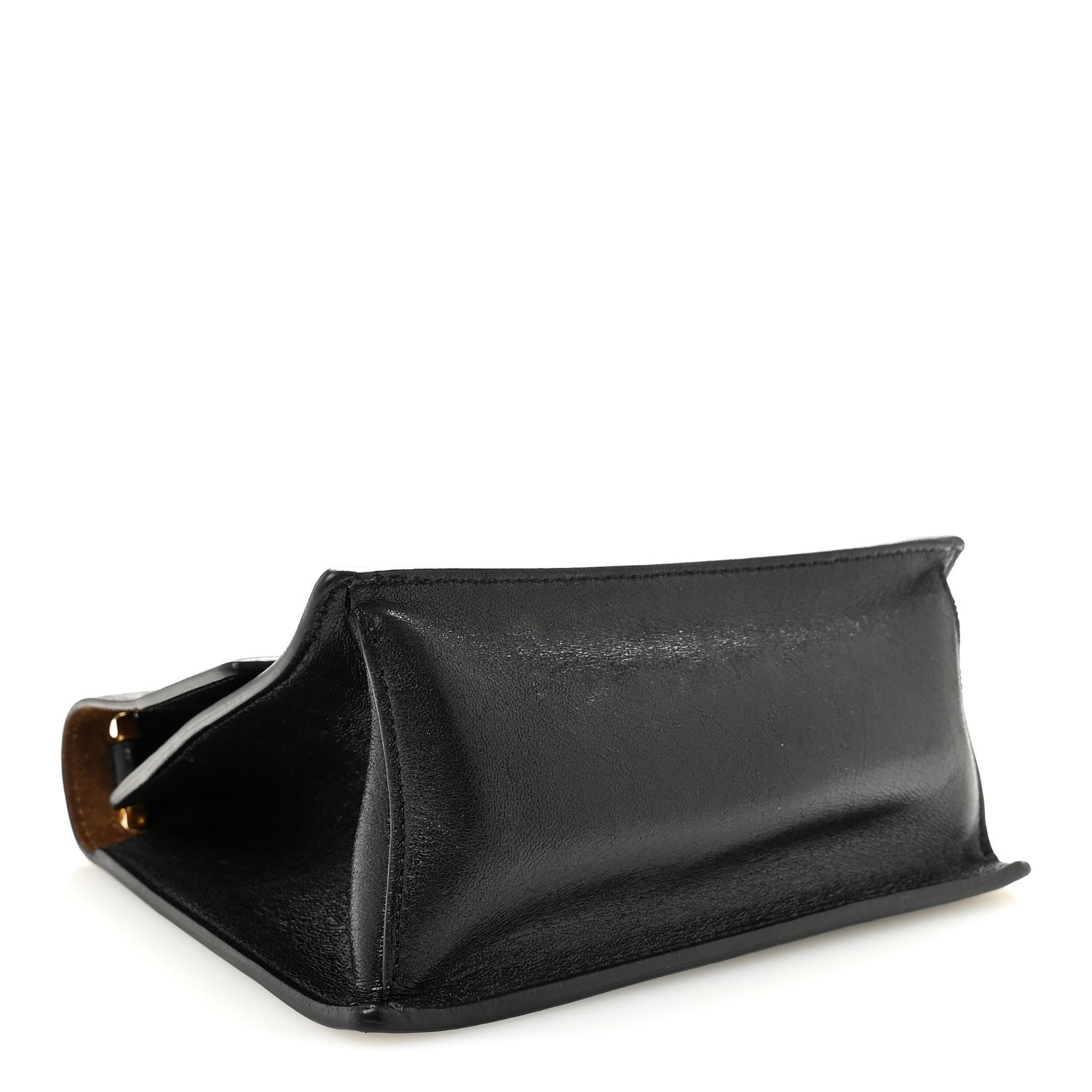 Fendi Agnello Old Shine Small Kan U Shoulder Bag Black 4 of 9