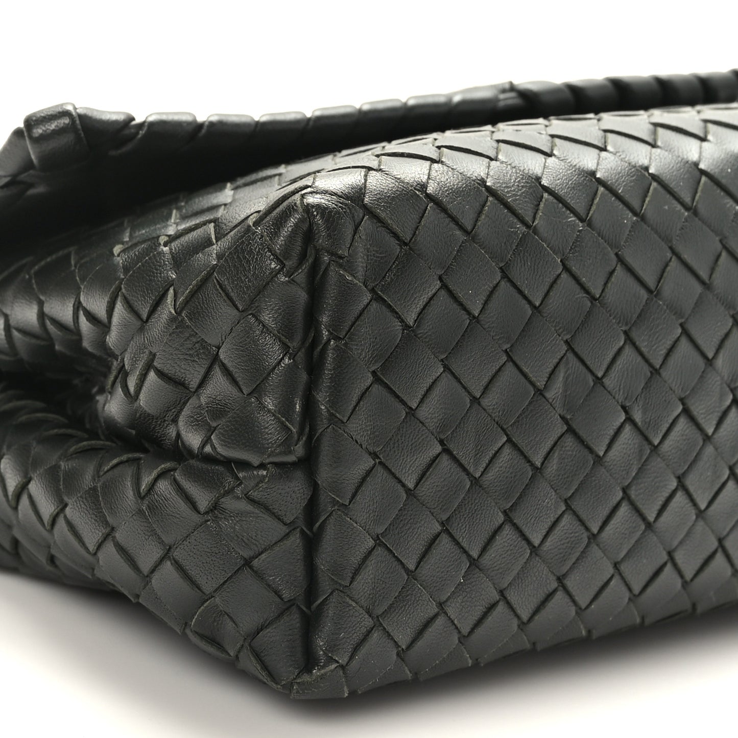 Nappa Intrecciato Small Olimpia Bag Black