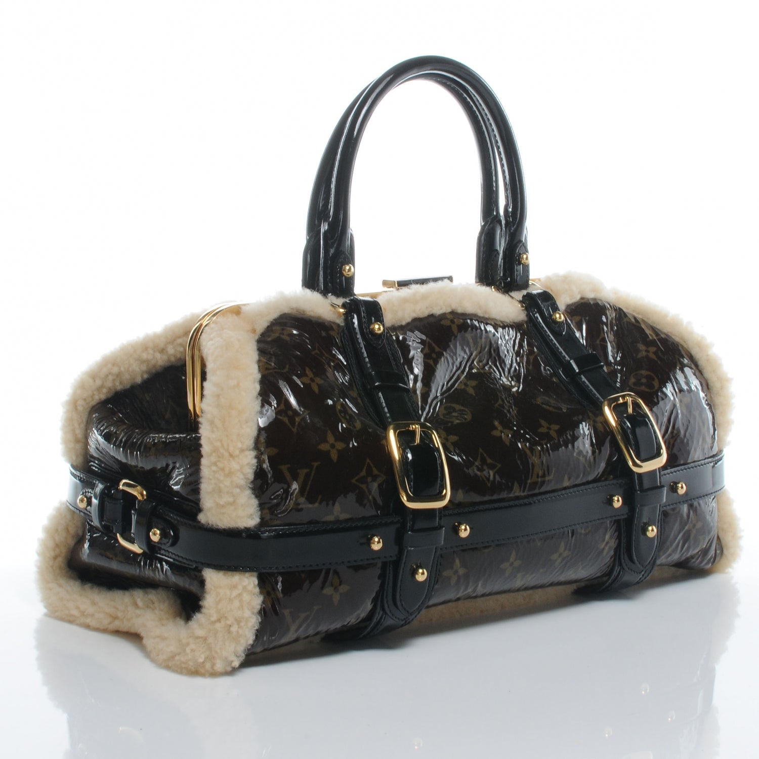 Louis Vuitton Monogram Shearling Storm Bag 3 of 7