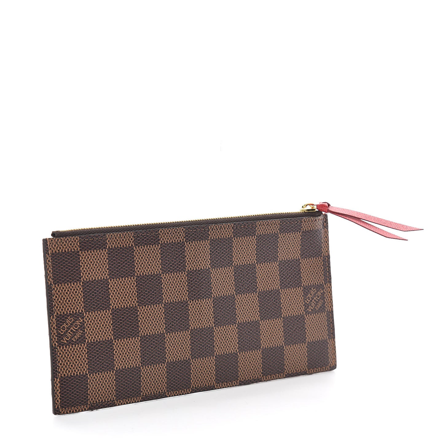Damier Ebene Felicie Chain Wallet Zippered Insert