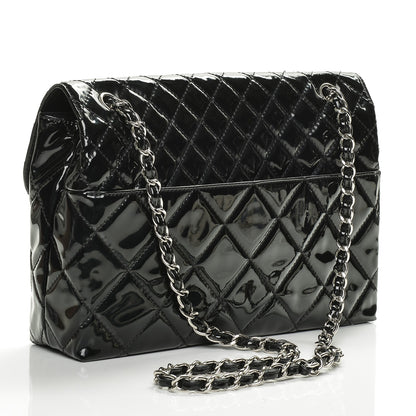 Chanel Vinyl Quilted In the Business Flap Bag Black 3 of 7
