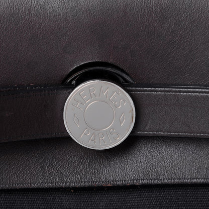 Hermes Toile Vache Hunter Herbag Zip 31 PM Black Ebene 7 of 11