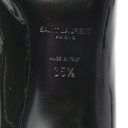 Saint Laurent Patent Classic Paris 105 Escarpin Pumps 35.5 Black 6 of 8