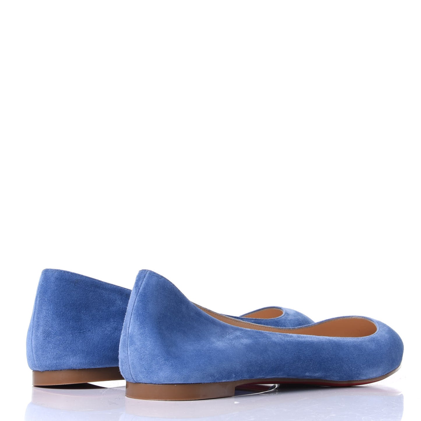Veau Velours Ballalla Pointy Toe Flats 40 Jeans