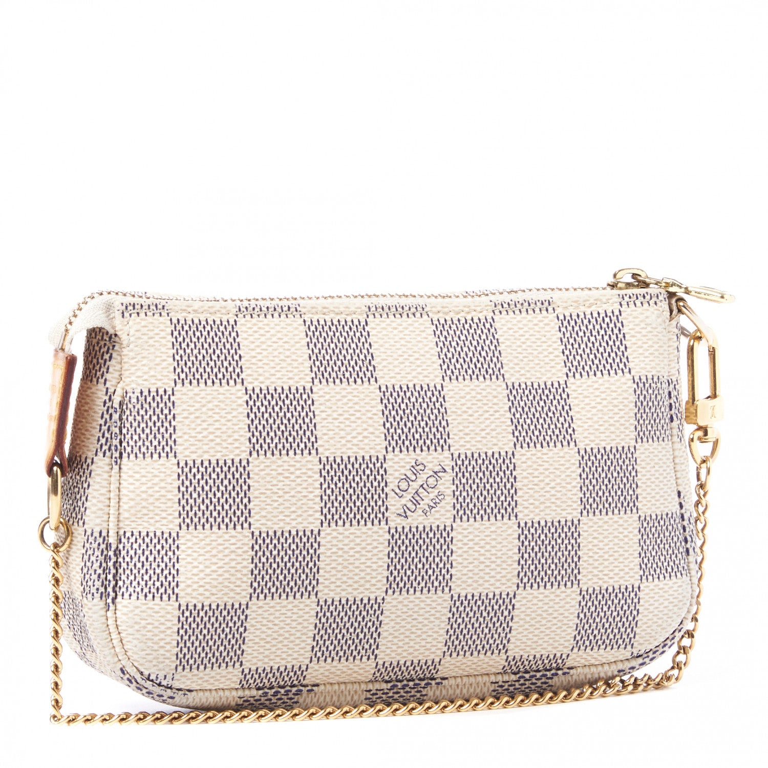 Louis Vuitton Damier Azur Mini Pochette Accessories 2 of 7