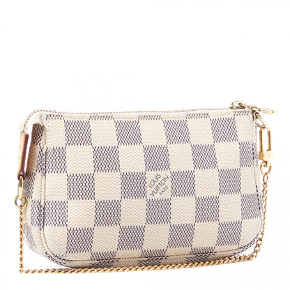 Louis Vuitton Damier Azur Mini Pochette Accessories 2 of 7