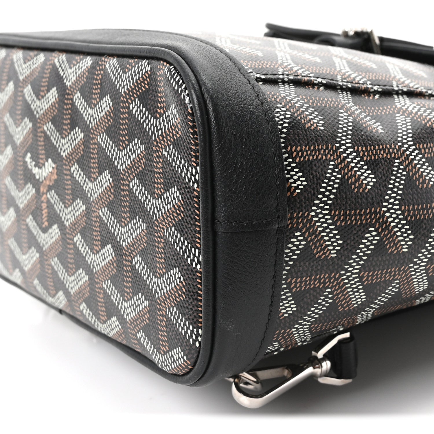Goyard Goyardine Calfskin Mini Alpin Backpack Black 8 of 8