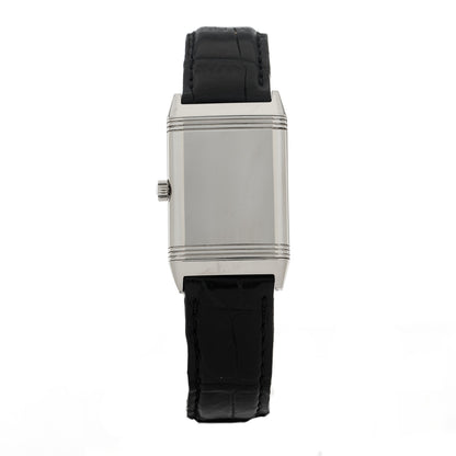 Jaeger-LeCoultre Stainless Steel Alligator 23mm Reverso Classique Quartz Watch 251.84.10 1 of 5