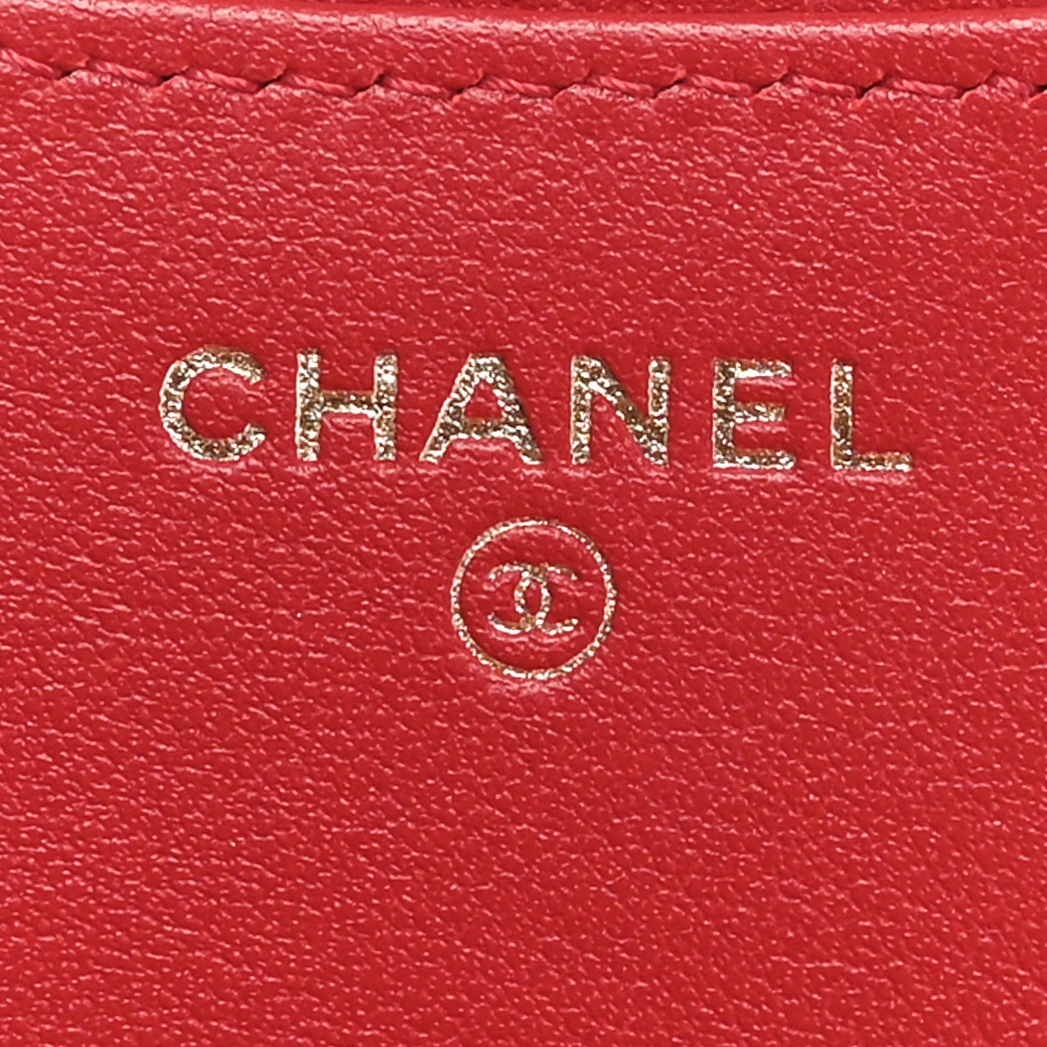 Chanel Aged Calfskin Quilted Reissue Compact Wallet Red 7 of 10