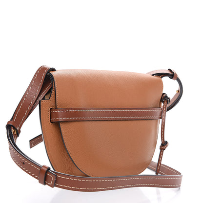 Loewe Grained Calfskin Small Gate Crossbody Bag Caramel Pecan 2 of 8