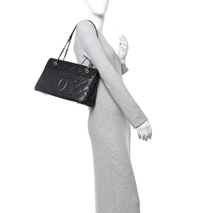 Chanel Caviar Quilted Timeless CC Soft Tote Black 3 of 14