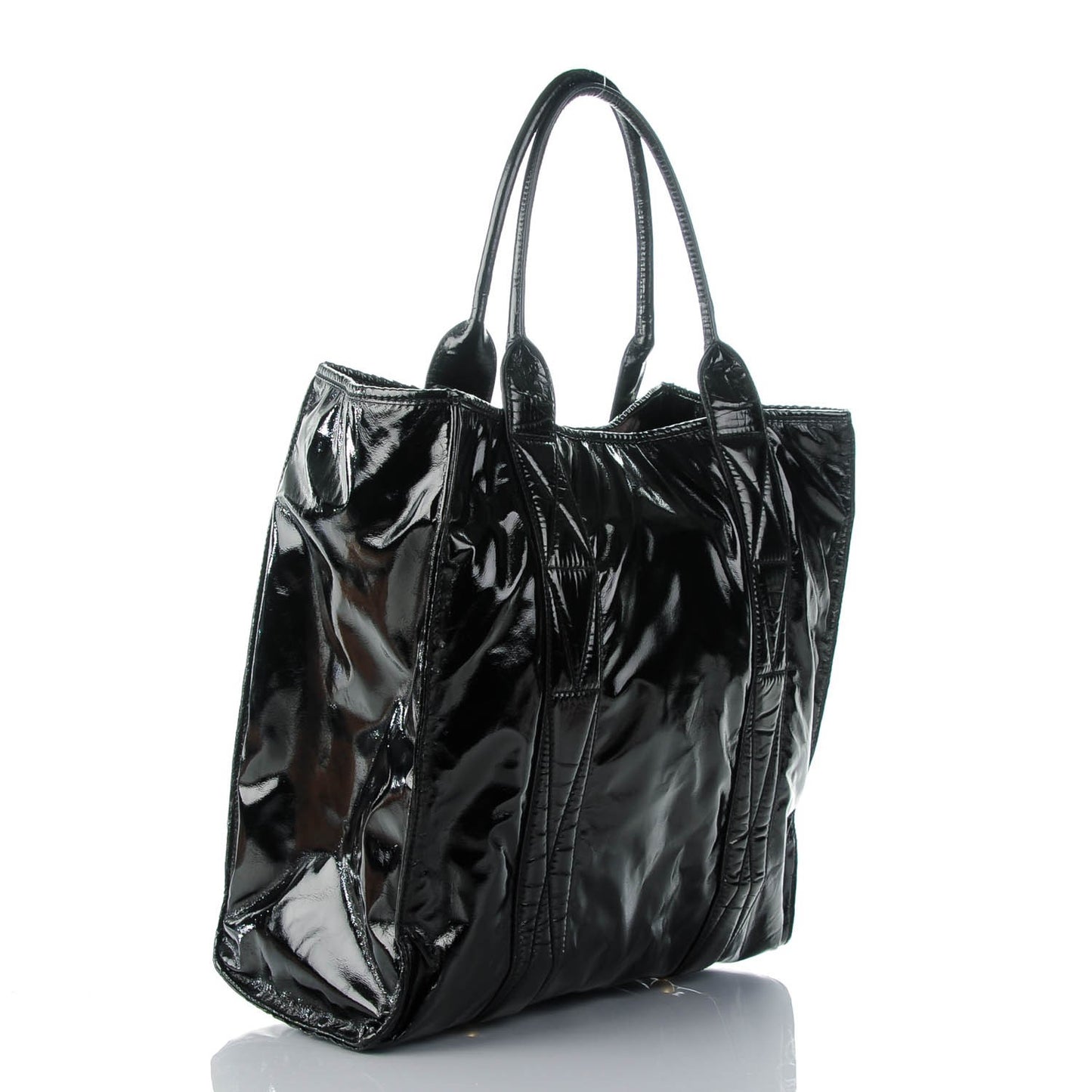 Vinyl Tote Black