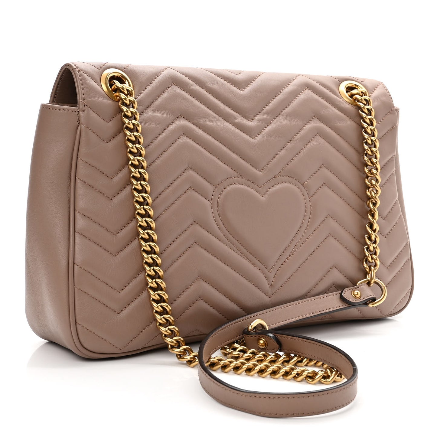 Calfskin Matelasse Medium GG Marmont Shoulder Bag Porcelain Rose