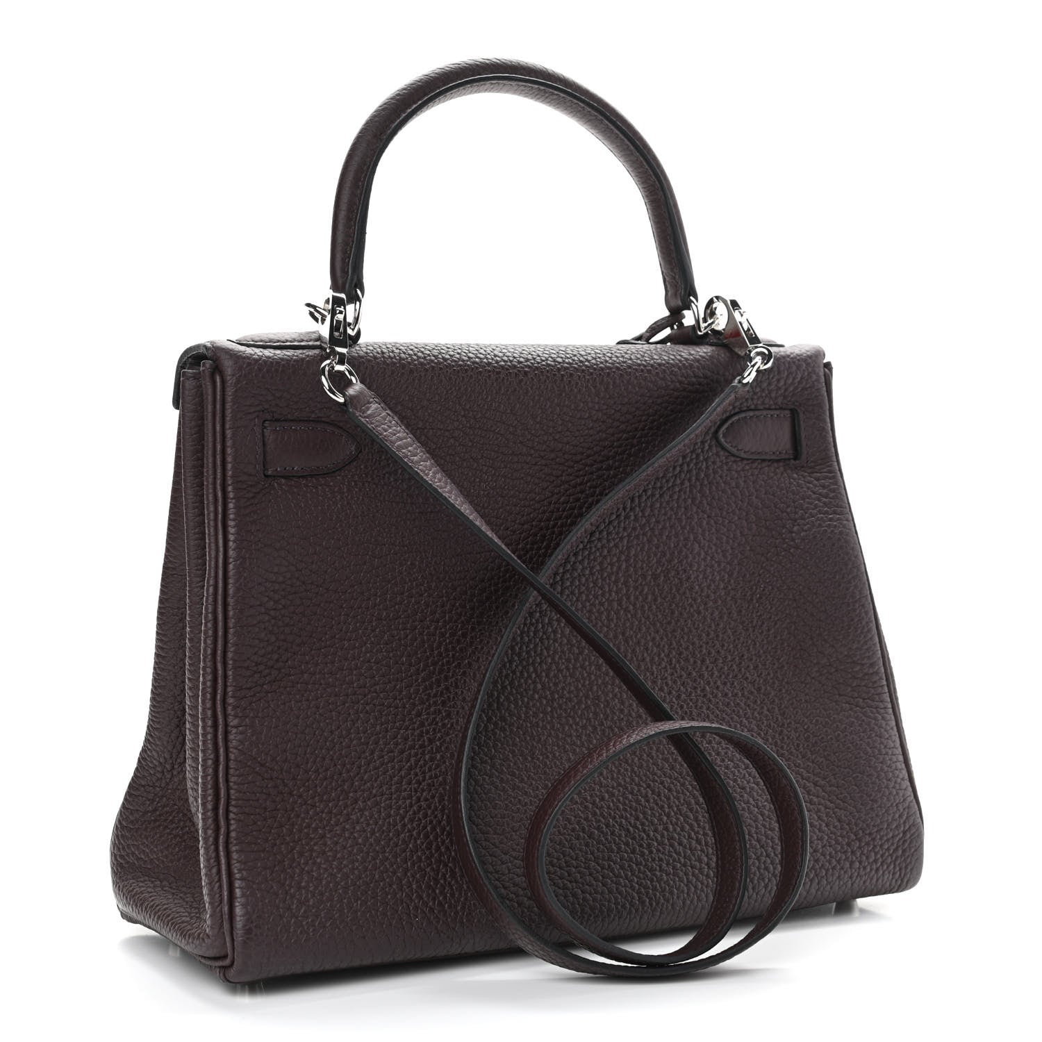 Hermes Taurillon Clemence Kelly Retourne 28 Rouge Sellier 2 of 10