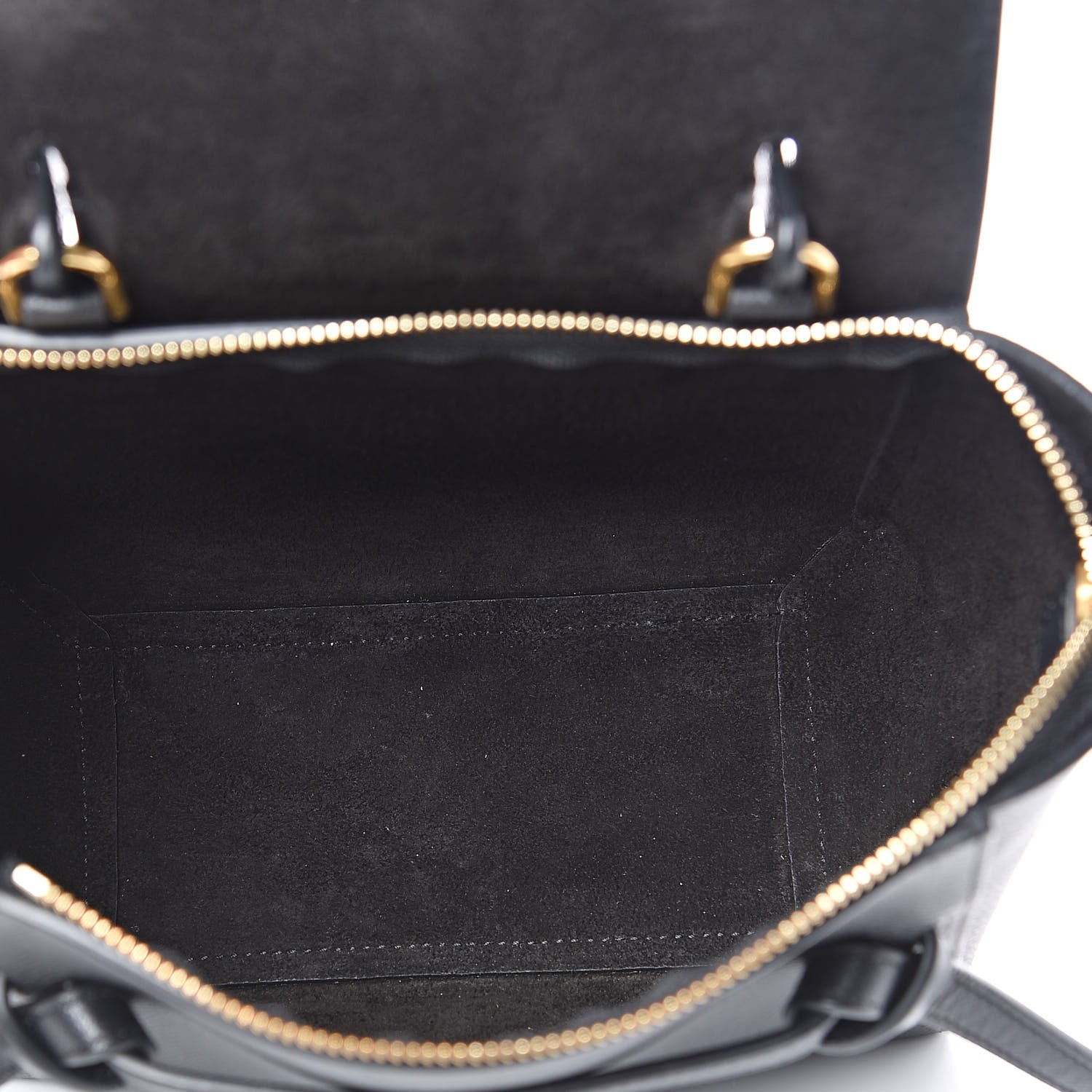 Celine Grained Calfskin Nano Belt Bag Black 5 of 9