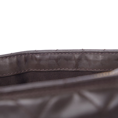 Chanel Patent Quilted Shoulder Bag Brown 14 of 15
