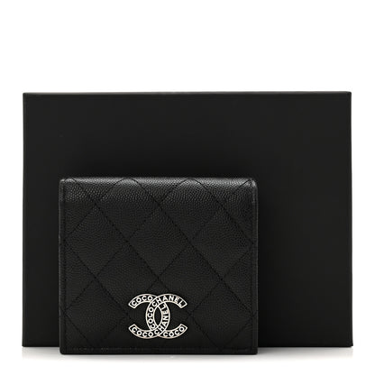 Chanel Caviar Quilted Small Bifold Wallet Black 10 of 10