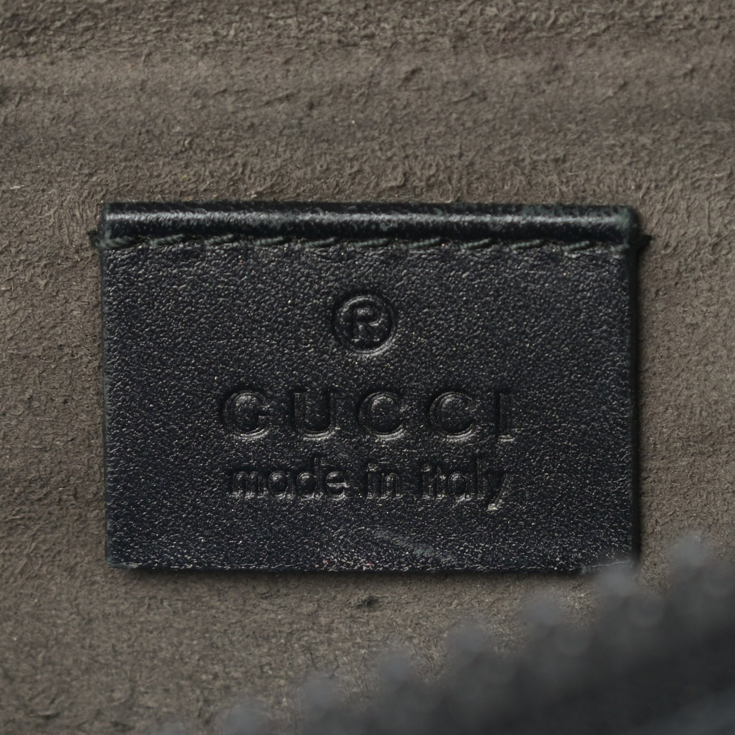 GG Supreme Monogram Belt Bag Black