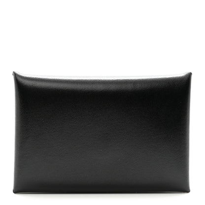 Hermes Box Calvi Card Case Black 1 of 8