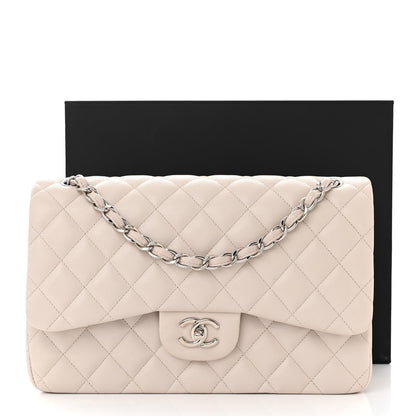 Chanel Caviar Quilted Jumbo Double Flap Ivory 11 of 11