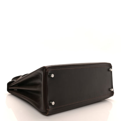 Hermes Box Kelly Retourne 32 Chocolate 4 of 9