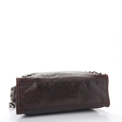 Balenciaga Chevre Classic Hardware City Chocolate 4 of 15