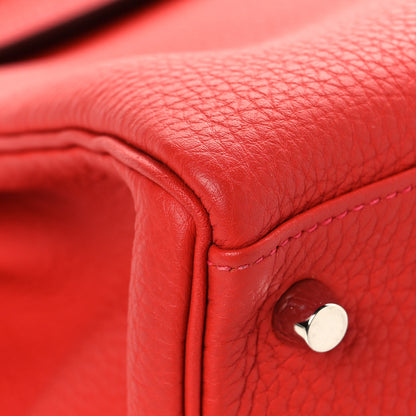 Hermes Togo Kelly Retourne 32 Rouge Casaque 9 of 12