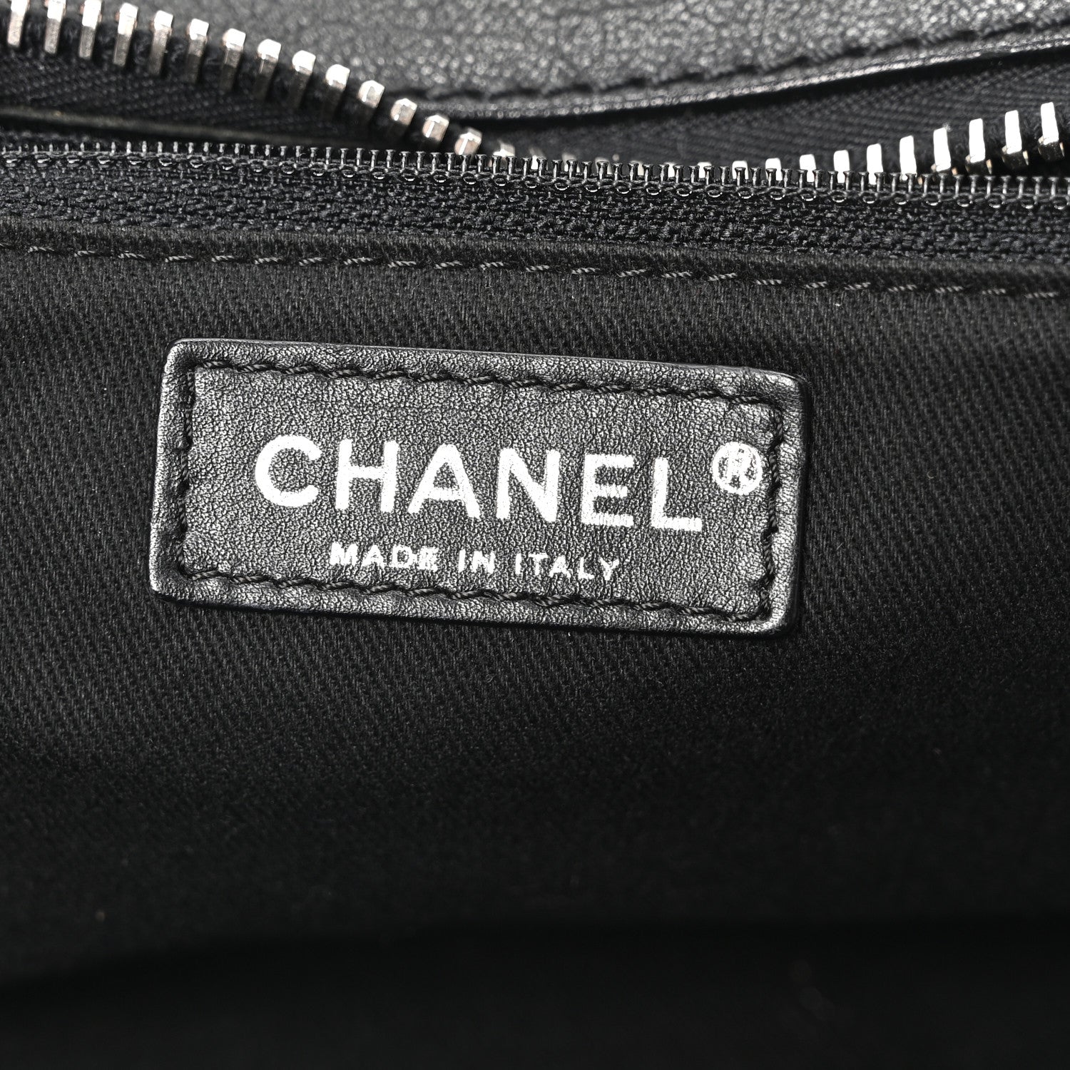 Chanel Calfskin Terrycloth Quilted Large Reissue Bowling Bag Tote Black 5 of 9