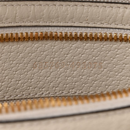 Gucci GG Supreme Monogram Textured Calfskin Web Small Ophidia Day Backpack Beige Ebony Mystic White 7 of 11