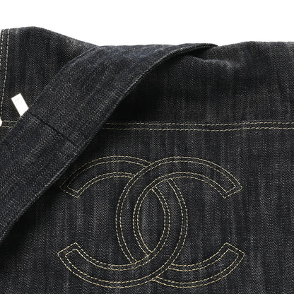 Chanel Denim CC Messenger Bag Blue 8 of 10