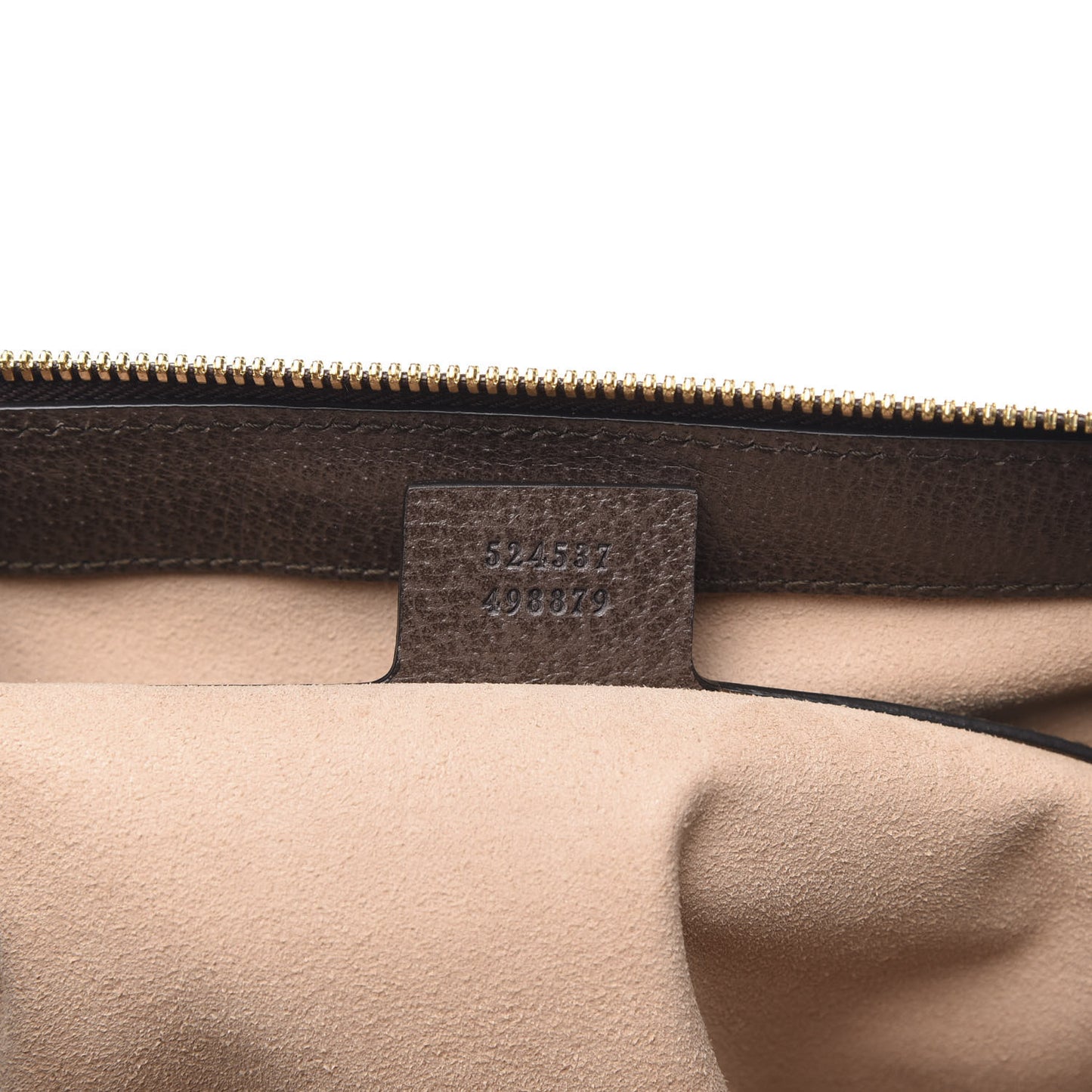 GG Supreme Monogram Web Medium Ophidia Tote Bag Brown