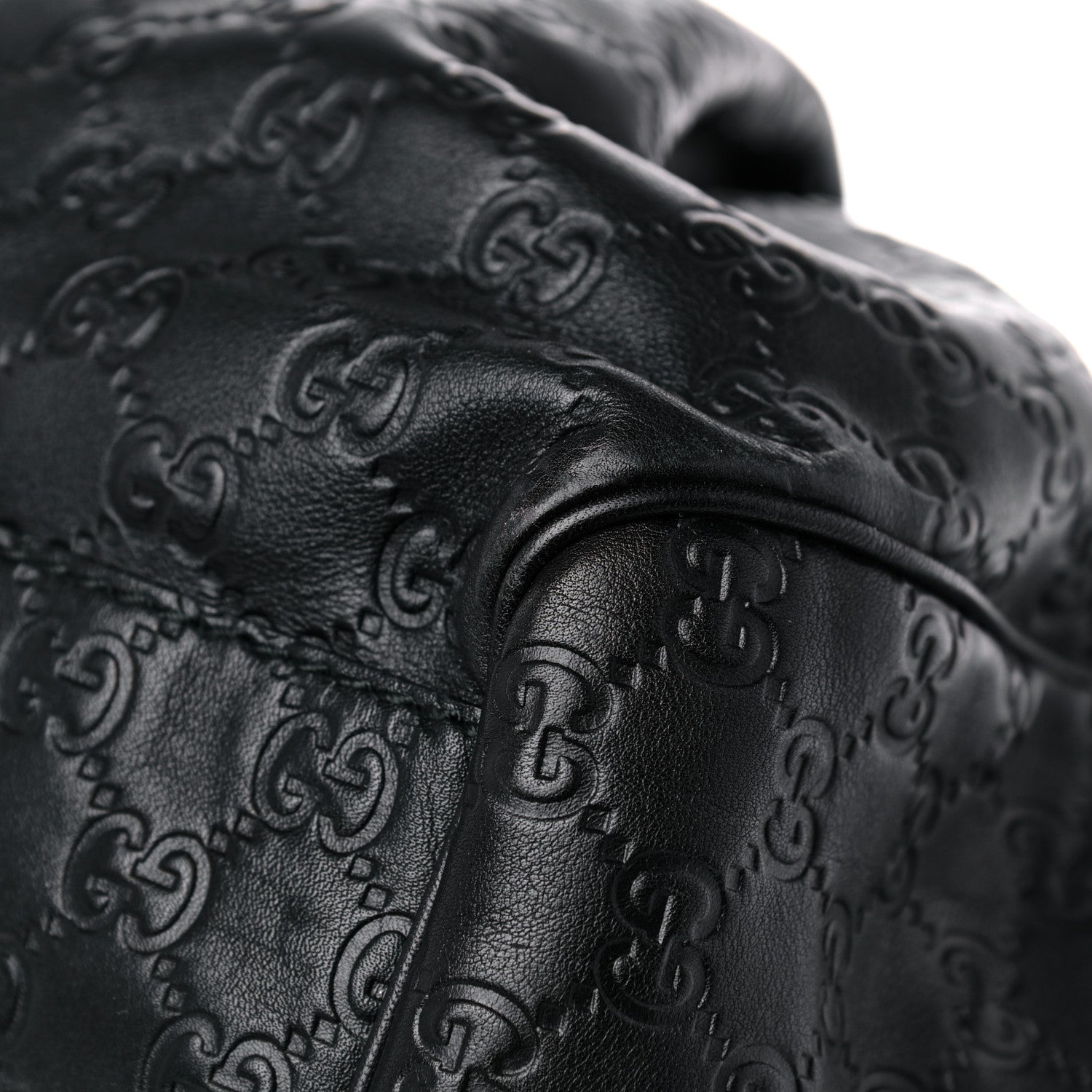 Gucci Guccissima Large Sukey Tote Black 11 of 13