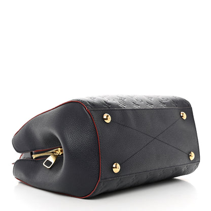 Louis Vuitton LOUIS VUITTON Empreinte Montaigne MM Marine Rouge 4 of 10