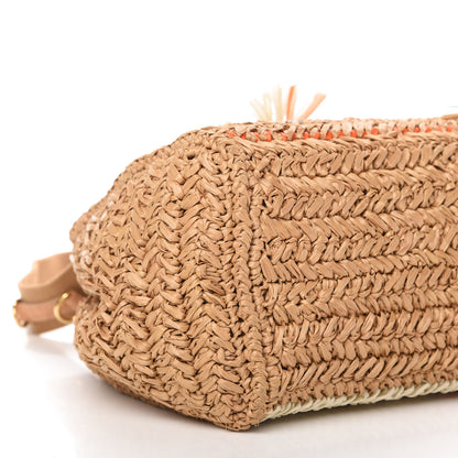 Prada Raffia Woven Tote Naturale Caramel 6 of 11