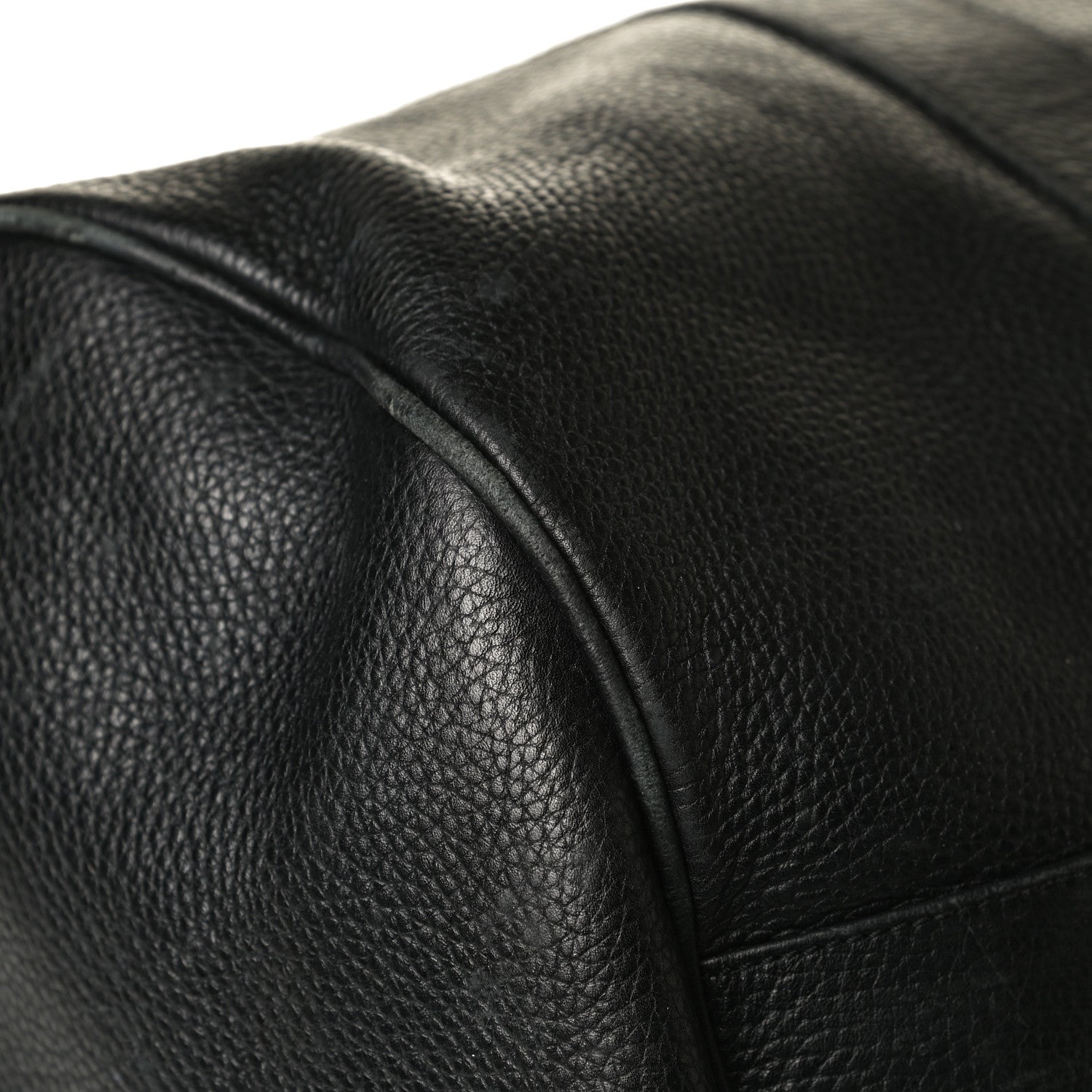 Burberry Calfskin Check Duffle Bag Black 12 of 18