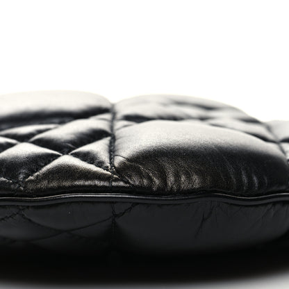 Christian Dior Calfskin Macrocannage Mini Dior Caro Tulip Bag Black 10 of 10