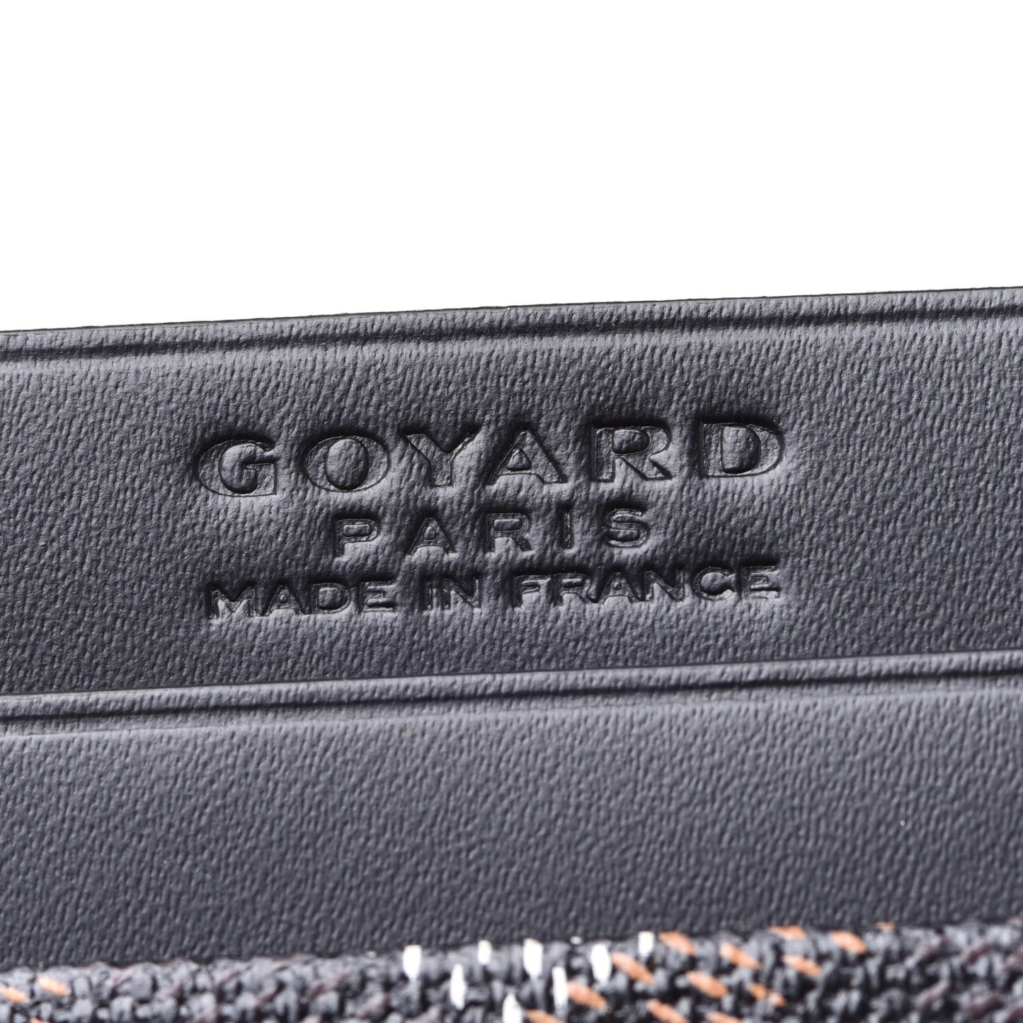 Goyardine Saint Sulpice Card Holder Black