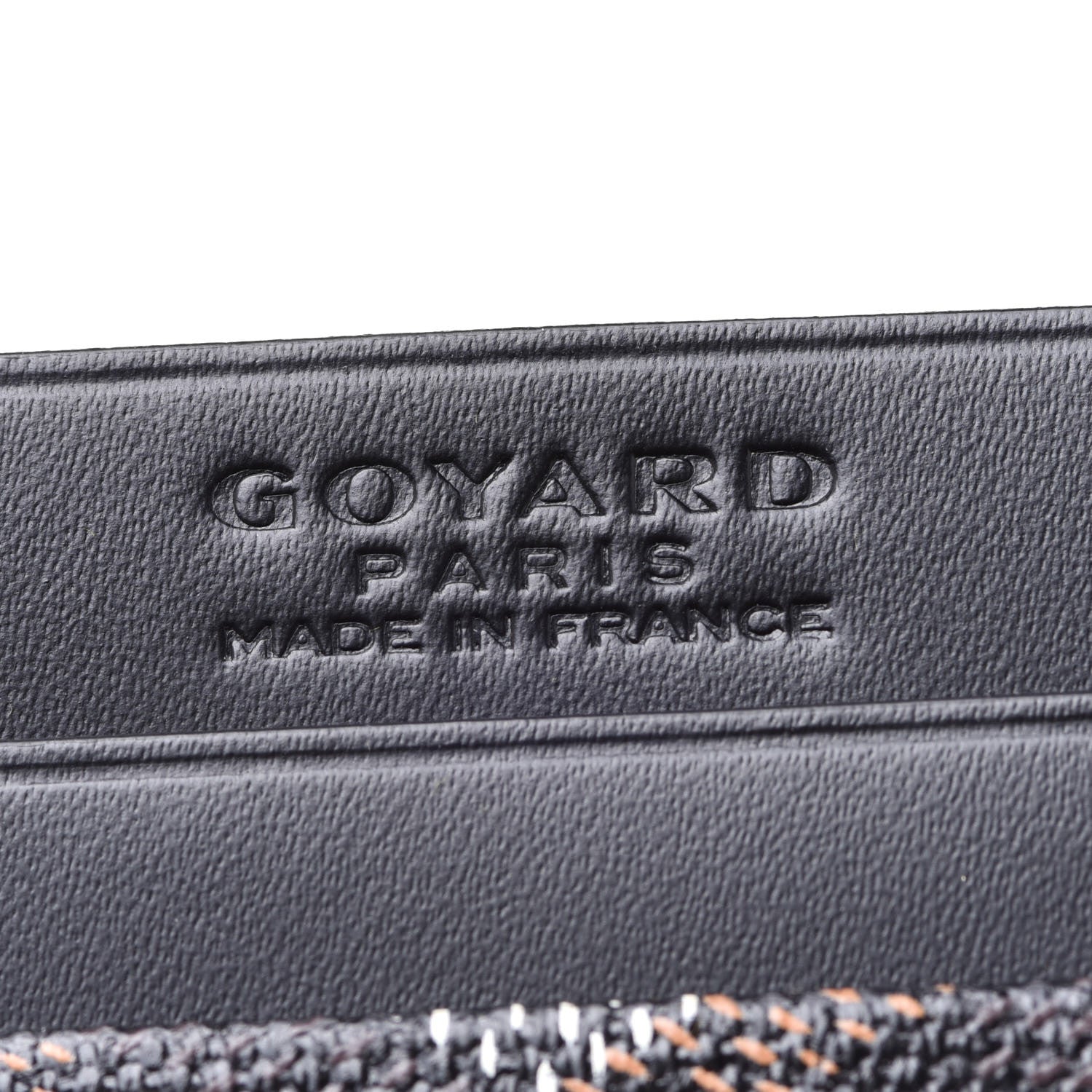 Goyard Goyardine Saint Sulpice Card Holder Black 6 of 7