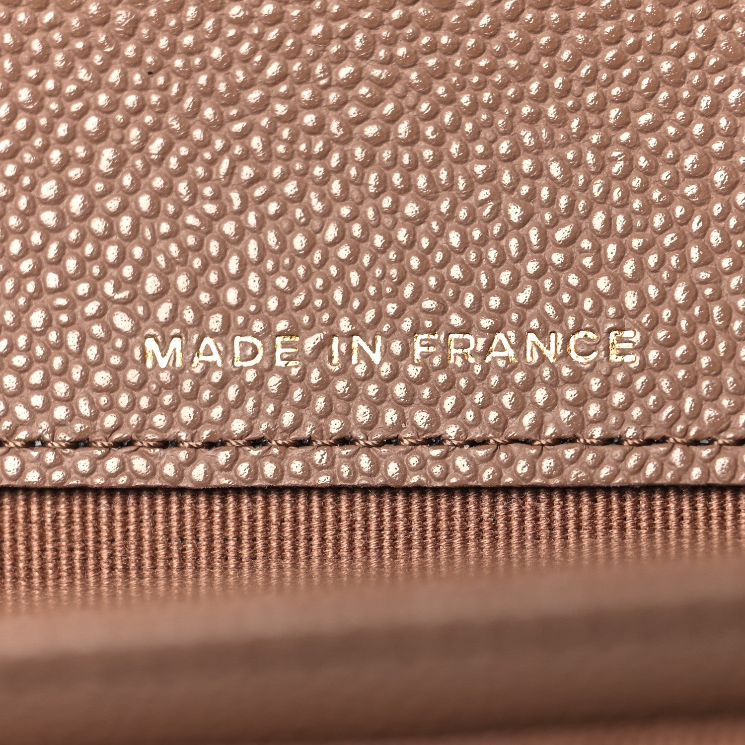 Chanel Caviar Quilted Flap Card Holder Wallet Light Brown 7 of 8