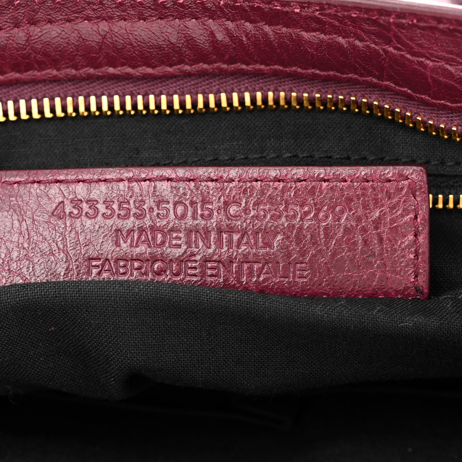 Balenciaga Agneau Giant 12 Gold Hardware S City Violet Prune 8 of 11