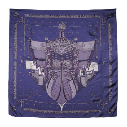 Hermes Silk Vue Du Carrosse De La Galere La Reale Scarf 90 2 of 7