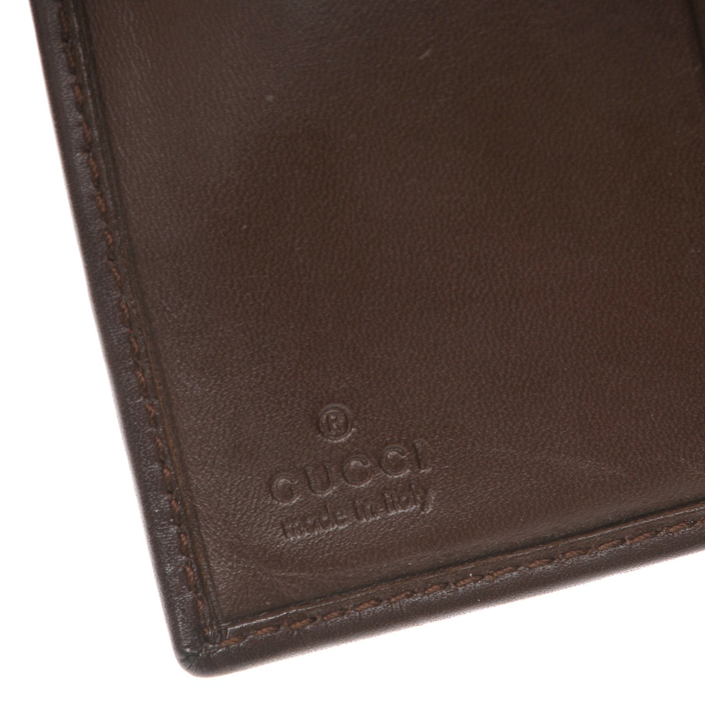 Monogram Compact Wallet Dark Brown